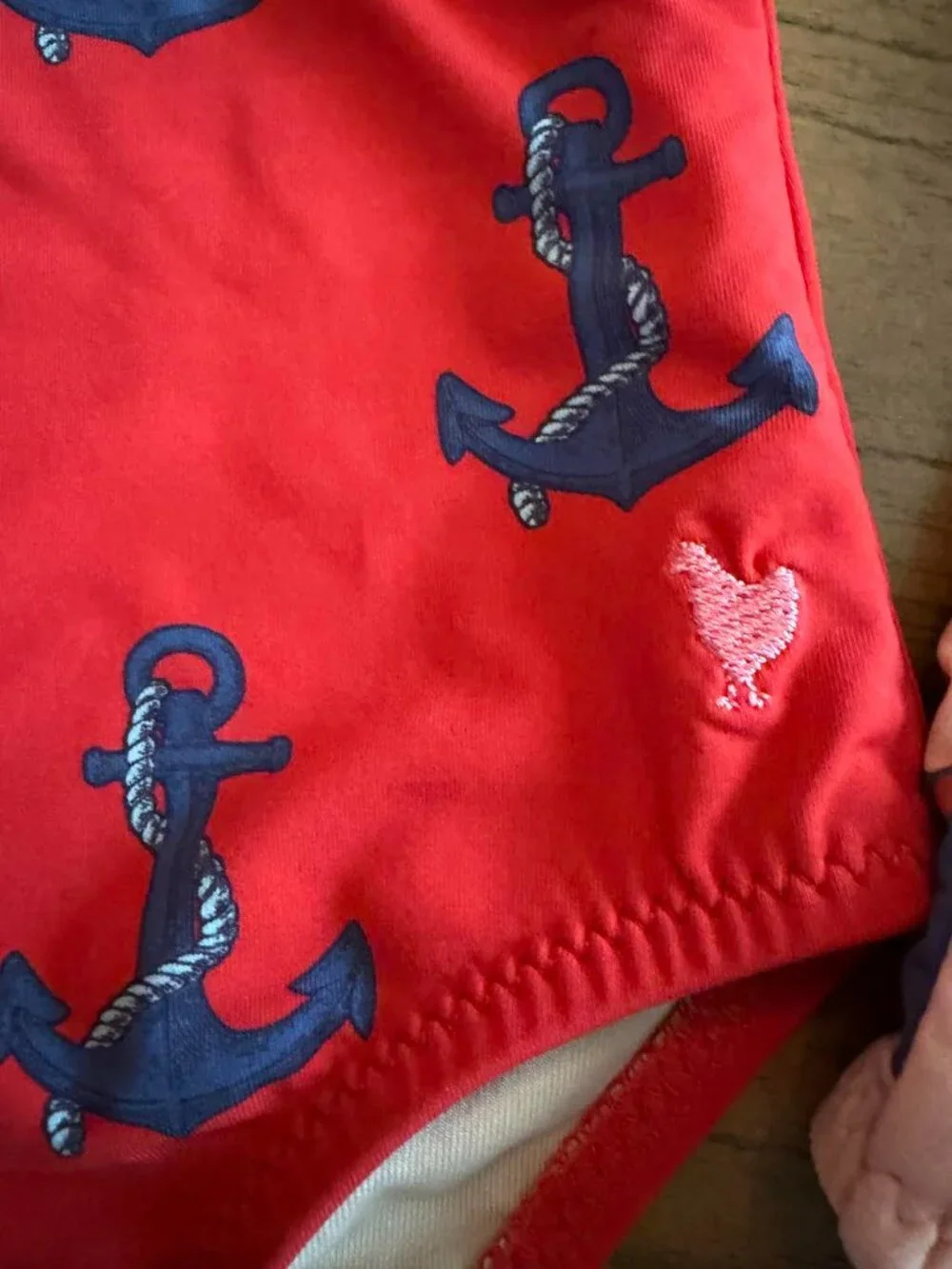 Two Pink Chicken Toddler Girl's Swim Suits S 4T